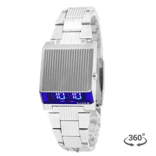 Reloj Bulova 96C139 Computron de Acero Inoxidable Macizo para Hombre Bulova MWHITE.COM.CO