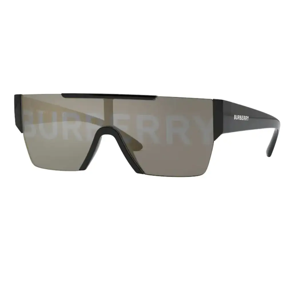 Gafas de sol Burberry RELOJES con montura negra y lentes gris diseño óptico