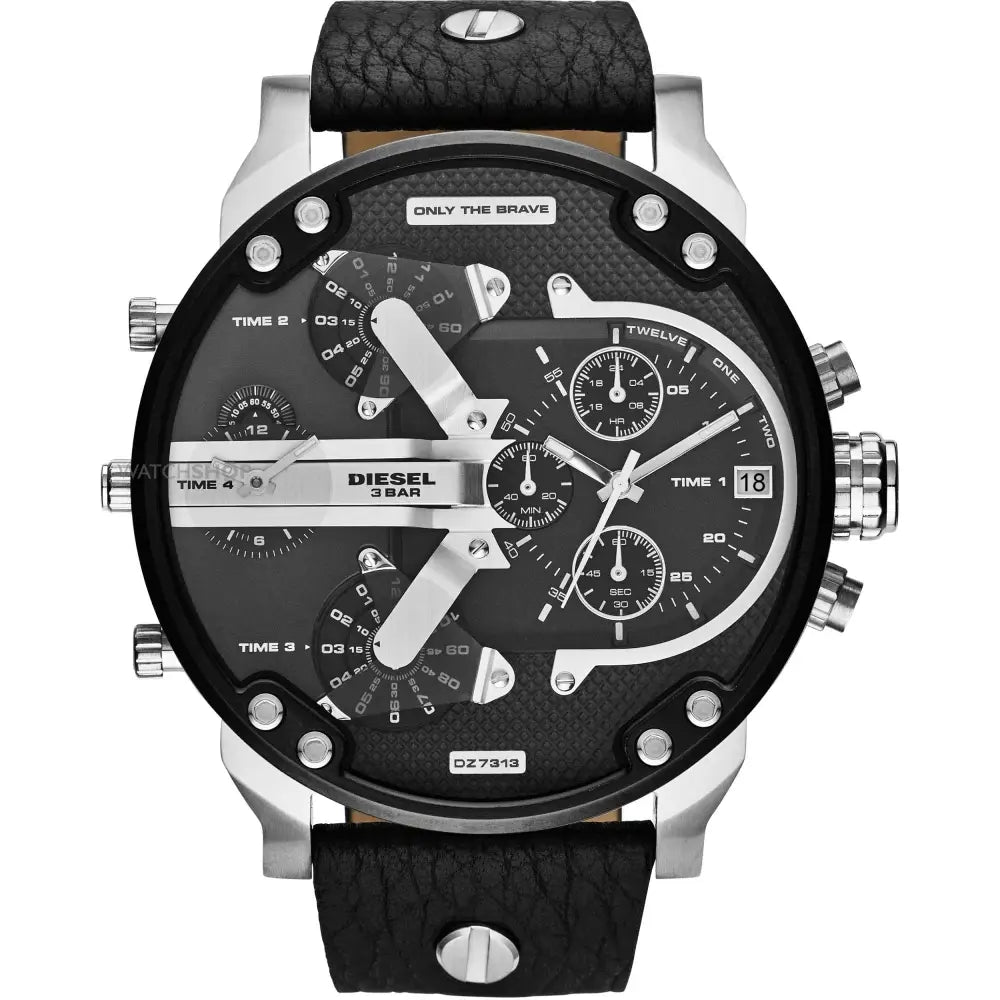 Diesel Mr. Daddy 2.0 Silver DZ 7313 - MWHITE.COM.CO