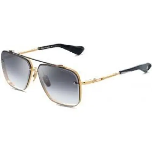 Gafas Dita DTS121 Mach Six Unisex con armazón negro y dorado