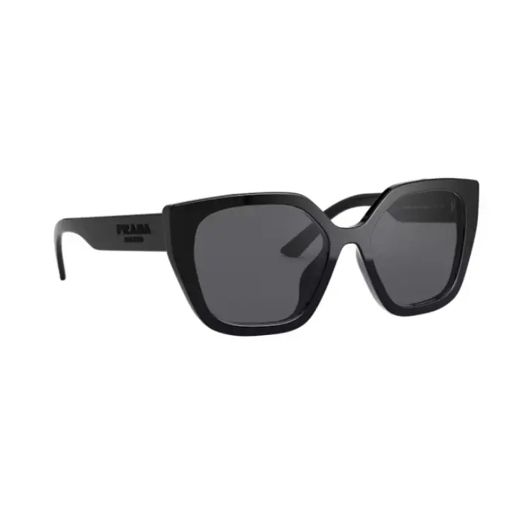 GAFAS PRADA 24XS 1AB5Z1 en negro con lente gris polarizado