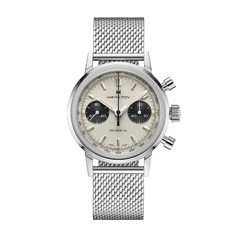 Reloj Hamilton IntraMatic de Acero Inoxidable H38429110 Hombre 40mm MWHITE.COM.CO