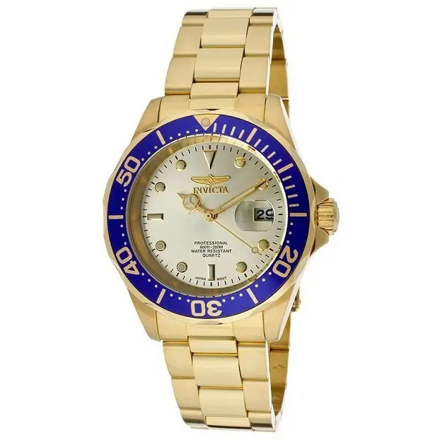 INVICTA PRODIVER 14124 Reloj de buceo en oro amarillo de 18 MWHITE.COM.CO