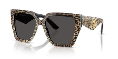 GAFAS 0DG4438 316387 - Leopardo marrón sobre negro