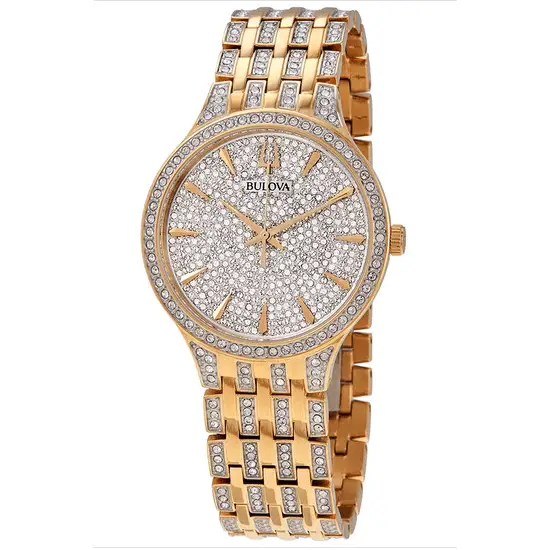 BULOVA-cristal de cuarzo fantasma 98A229 - MWHITE.COM.CO