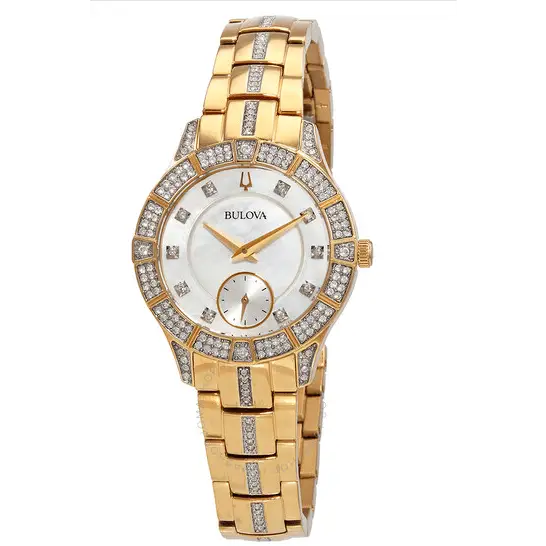 BULOVA-esfera de nácar 98L283 - MWHITE.COM.CO