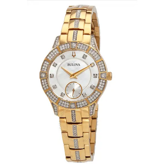 BULOVA-esfera de nácar 98L283 - MWHITE.COM.CO