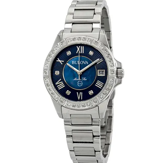 BULOVA-Marine Star Midnight Blue 96R215 - MWHITE.COM.CO