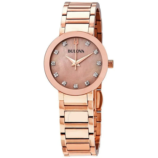 Bulova-moderno de cuarzo 97P132 - MWHITE.COM.CO