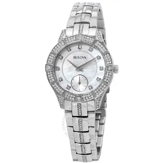 BULOVA-Nácar blanca 96L291 - MWHITE.COM.CO