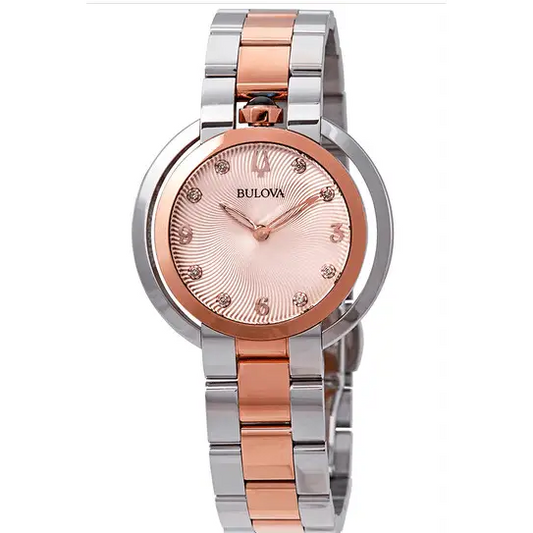 BULOVA-Rubaiyat Diamond Watch98P174 - MWHITE.COM.CO