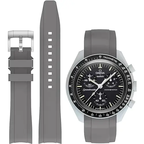 Swatch x Omega Manilla silicona - Gris - Relojes