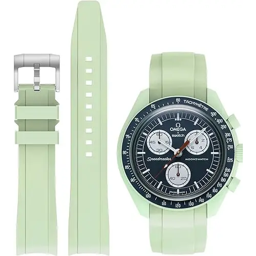 Swatch x Omega Manilla silicona - Light green - Relojes