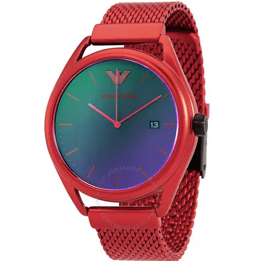 EMPORIO ARMANI Aluminio rojo Matteo AR11329 - MWHITE.COM.CO