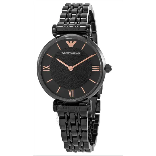 EMPORIO ARMANI Esfera negra AR11245 - MWHITE.COM.CO