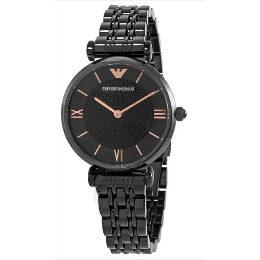 EMPORIO ARMANI Esfera negra AR11245 - MWHITE.COM.CO