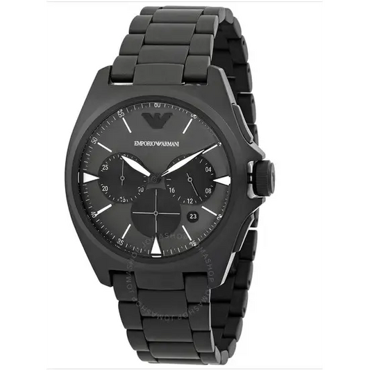 EMPORIO ARMANI cronógrafo de cuarzo negro AR11412 - MWHITE.COM.CO