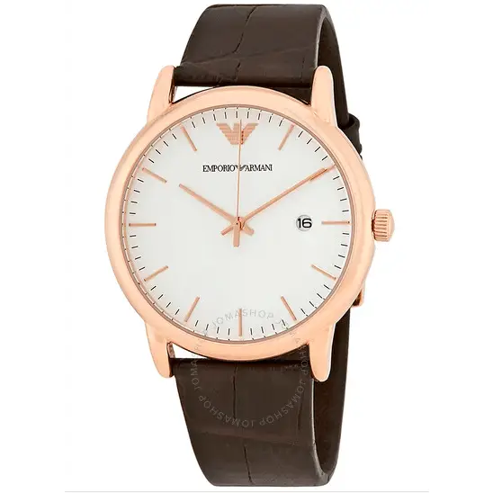 EMPORIO ARMANI esfera blanca Luigi AR2502 - MWHITE.COM.CO