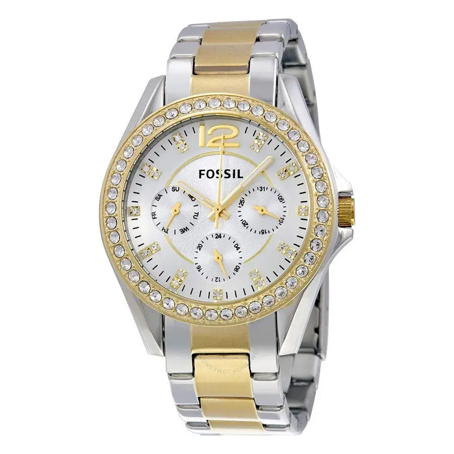 Fossil Riley Two-tone Gold ES3204 - MWHITE.COM.CO