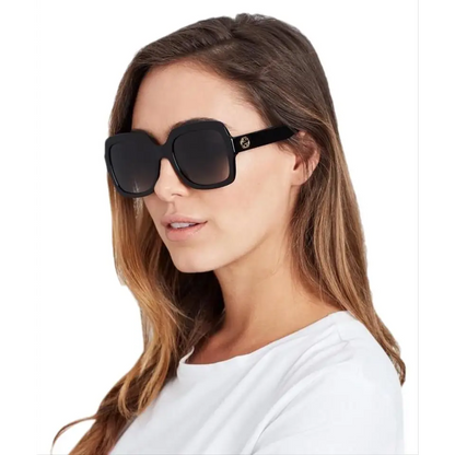 Gafas de sol Gucci GG0036S 001 Cuadrada Ancho 54mm MWHITE.COM.CO