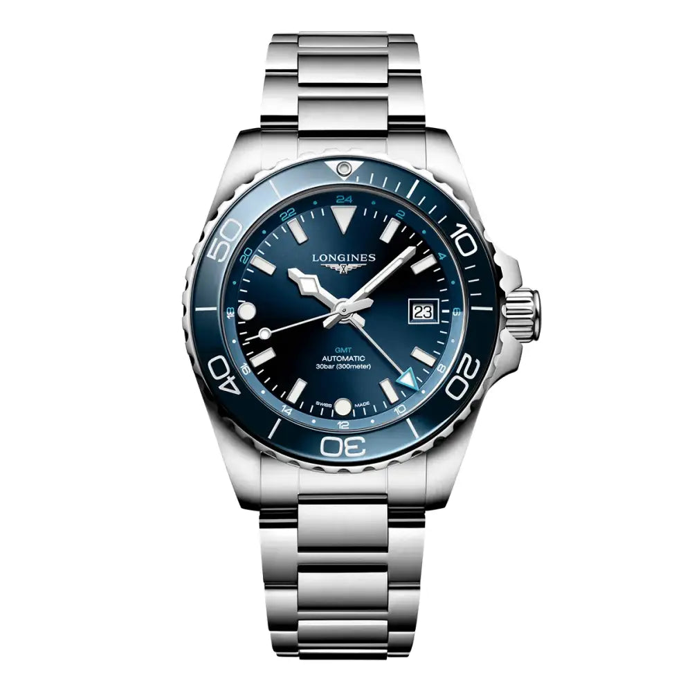 Longines Hydroconquest Gmt L3.790.4.96.6 - 41mm - Relojes