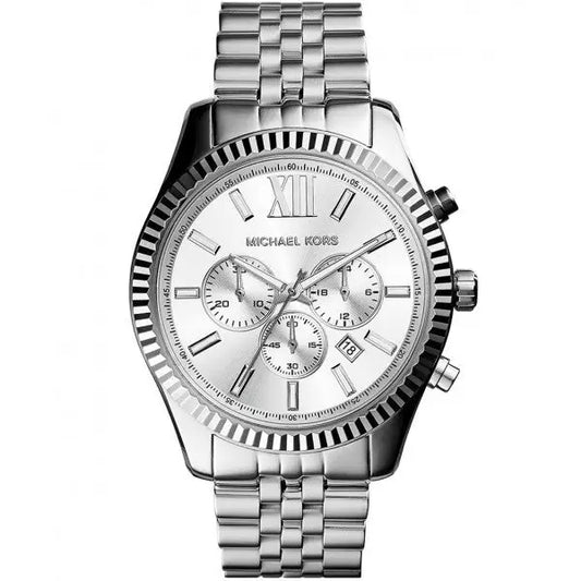 MICHAEL KORS Lexington Chronograph Silver MK8405 - Relojes