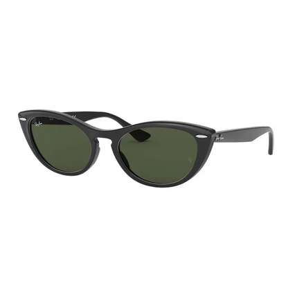 GAFAS RAY BAN Nina 4314N 601 31 Negro y lente verde classic G MWHITE.COM.CO
