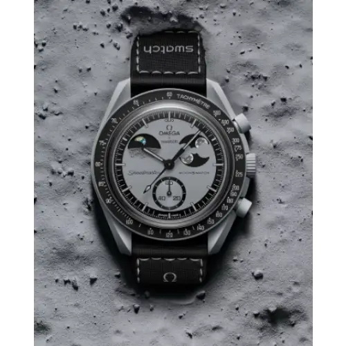 RELOJ OMEGA X SWATCH BIOCERAMIC MOON SWATCH MISSION TO EARTHPHASE - Relojes