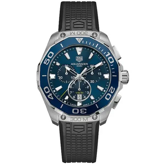 Tag Heuer Aquaracer Cuarzo Cronógrafo Caucho Negro - Relojes